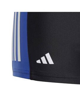 Bañador Adidas CB 3S Boxer Negro/Azul Niño