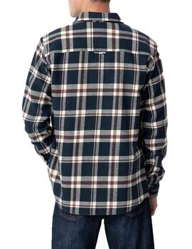 Camisa Tiffosi Ernesto ML Cuadros Mno/Gr/Bl Hombre