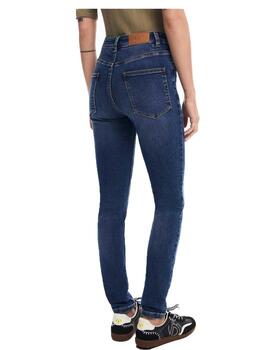 Pantalon Desigual Amanda Marino Mujer