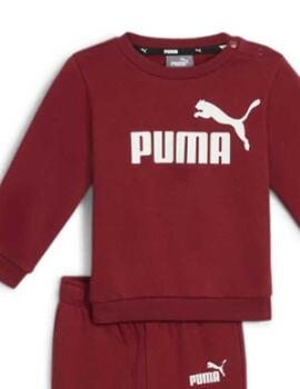 Chandal Puma Minicats ESS Crew Jogger Granate