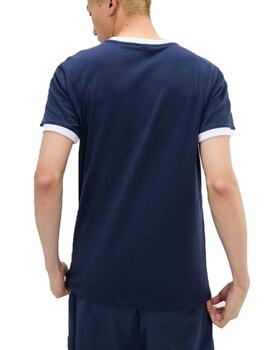 Camiseta Ellesse Amadei Marino/Blanco Hombre