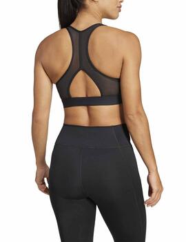 Top Deportivo Adidas PWRCT Bra Negro Mujer