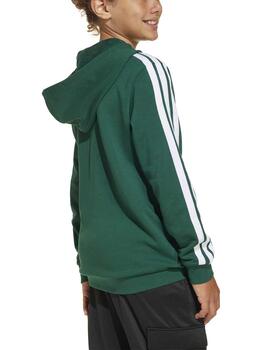 Sudadera Adidas J C Colleg HD Verde/Blanco