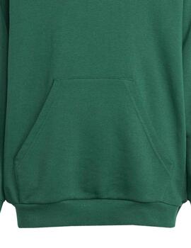 Sudadera Adidas J C Colleg HD Verde/Blanco