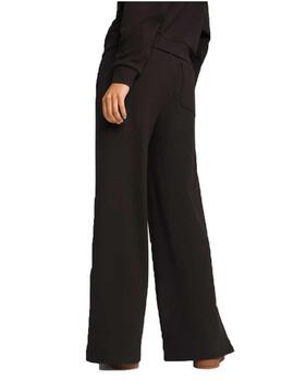 Pantalón Puma HER High-Waist Straight Negro Mujer