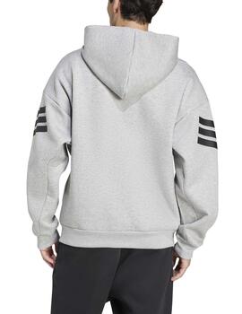 Chaqueta Adidas M FI 3S FZ Gris Hombre