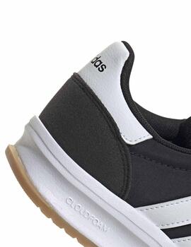 Zapatillas Adidas Run 70s 2.0 J Negro/Blanco