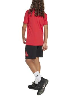 Conjunto Adidas J BL T-SET Rojo/Negro