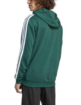 Sudadera Adidas M C College Verde/Bco Hombre