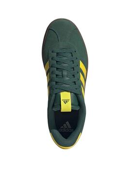 Zapatillas Adidas VL Court 3.0 Verde/Amaril Hombre