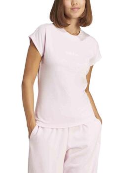 Camiseta Adidas W LIN SJ Rosa Mujer