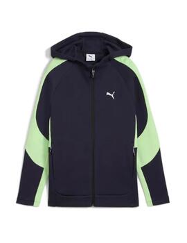 Chaqueta Puma Evostripe Marino/Verde Niño