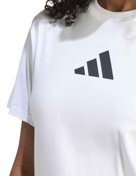 Camiseta Adidas W Z.N.E. Blanco Mujer