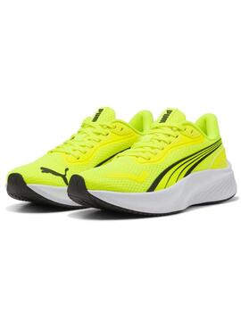 Zapatillas Puma Pounce Lite Jr Amarillo Fluor