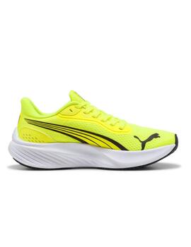 Zapatillas Puma Pounce Lite Jr Amarillo Fluor