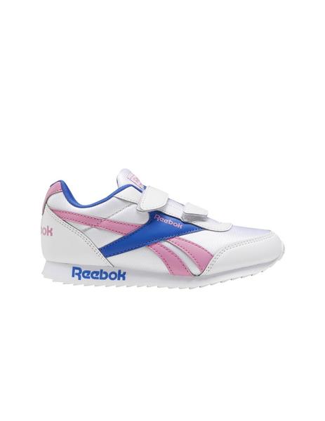 Zapatillas Reebok Royal CLJog Blanco/Rosa Niña